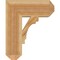 Ekena Millwork Merced Craftsman Rough Sawn Bracket, Western Red Cedar, 6"W x 18"D x 22"H BKT06X18X22MRC04RWR - alternate 3